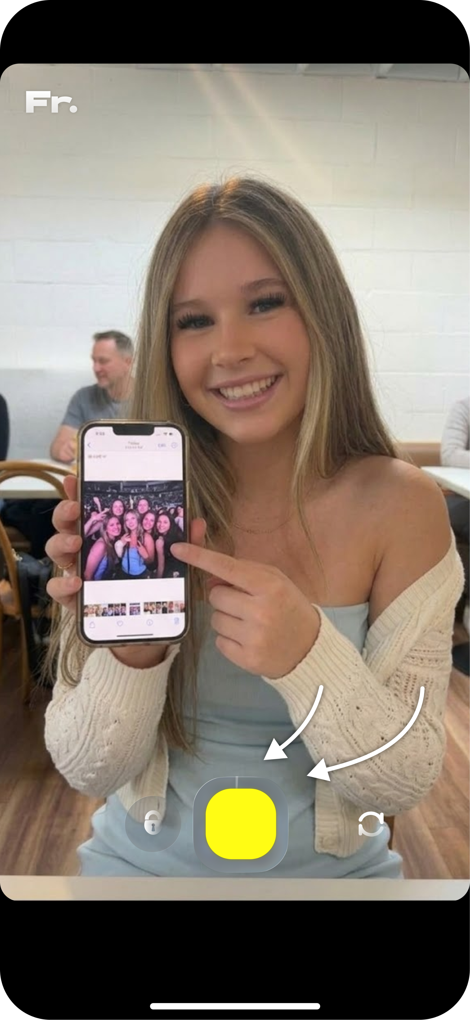 Use the record button